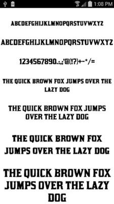 Free Fonts 50 Pack 9 android App screenshot 5