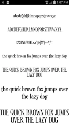 Free Fonts 50 Pack 9 android App screenshot 7